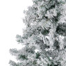 Ель 210 см, 600 веток, снежная, флокирование, ПВХ, 26-20