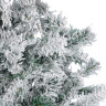 Ель 210 см, 600 веток, снежная, флокирование, ПВХ, 26-20