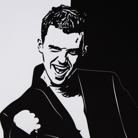 Футболка спортивная для взрослых «КИРЯ», размер XS, 100% полиэстер, черно-белая