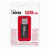 Флэш-диск USB 128Gb 3.0 Mirex UNIT BLACK (ecopack)