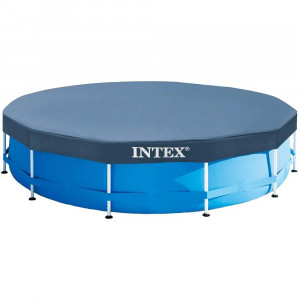 INTEX Крышка для бассейна круглая d366см, веревочное крепление, 58411/28031