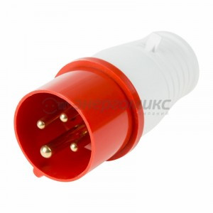 REXANT вилка силовая CEE 014  переносная 3Р+РЕ 16А 380В IP44, 11-8901