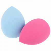 Набор 2 спонжа косметических голубой, розовый (кратность 20!!!) 108011 Идеальная