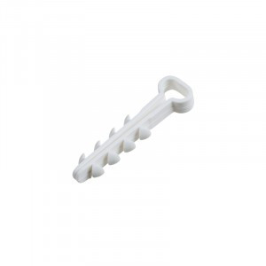 REXANT Дюбель-хомут прямоуг. 5-8 мм, белый нейлон. (уп 100 шт.цена за уп.) 07-4608