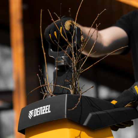 Измельчитель садовый электрический ECS-2700, 2700 Вт, 40 мм Denzel