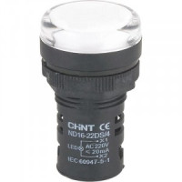 CHINT индикатор ND16-22DS/2 белый AC/DC 24В (R) 592936