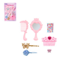 ИГРОЛЕНД Набор бижутерии "Миледи", ABS, PP, 15,2х2,5х23 см, 2 дизайна