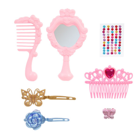 ИГРОЛЕНД Набор бижутерии "Миледи", ABS, PP, 15,2х2,5х23 см, 2 дизайна