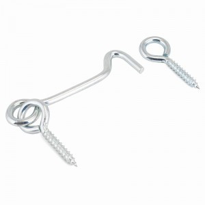 Крючок ветровой Кунгур КР-100/1 цинк шурупы с резьбой (200,10)