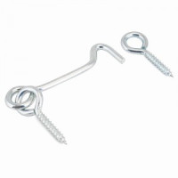 Крючок ветровой Кунгур КР-100/1 цинк шурупы с резьбой (200,10)
