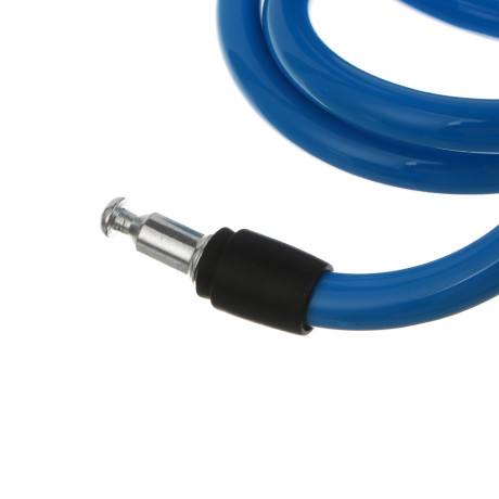 Замок велосипедный тм BY SPORT, противоугонный, тросовый, 1200х12мм, металл, пластик, 3 цвета