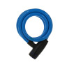 Замок велосипедный тм BY SPORT, противоугонный, тросовый, 1200х12мм, металл, пластик, 3 цвета