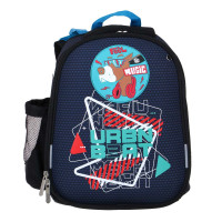 УРБАН БИТ Рюкзак шк.жесткий 38х28х15см, 2 отд., 2 карм., эргоном.спинка, лямки с рег.по росту, ПЭ