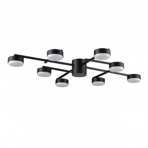 LUMION 8186/8C COMFI LN25 черн., мет. люстра LED GX53 8x7W 220V DABRA