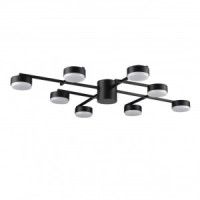 LUMION 8186/8C COMFI LN25 черн., мет. люстра LED GX53 8x7W 220V DABRA