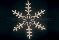 Фигура (дюралайт) &quot;Большая Снежинка&quot; цвет белый, размер 95*95 см  NEON-NIGHT 501-313