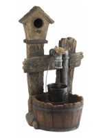 GREEN APPLE Фонтан садовый Лесной дом 73,5см GWXF02400-S