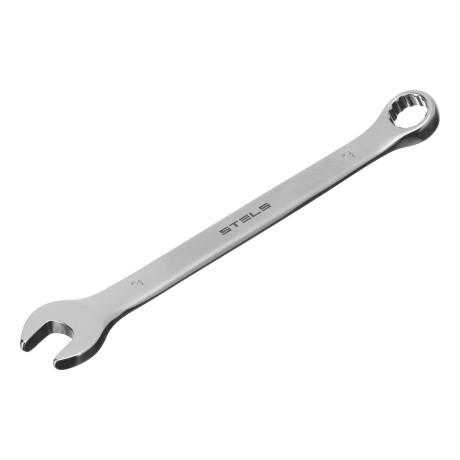 Ключ комбинированный, 9 мм, CrV, матовый хром Stels