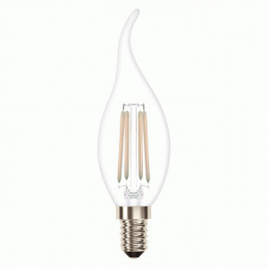 SmartBuy FIL Свеча на ветру C37 E14 8W(630lm) 6500К 6K фил.(нитев) 35x120мм SBL-C37FCan-8-65K-E14