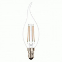 SmartBuy FIL Свеча на ветру C37 E14 8W(630lm) 6500К 6K фил.(нитев) 35x120мм SBL-C37FCan-8-65K-E14