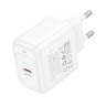 hoco. Зарядное устройство модель CS53A, USB-С 25W, цвет: белый
