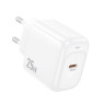 hoco. Зарядное устройство модель CS53A, USB-С 25W, цвет: белый
