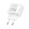 hoco. Зарядное устройство модель CS53A, USB-С 25W, цвет: белый