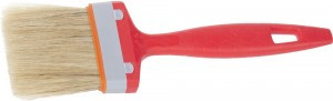 Кисть плоская ЗУБР"УНИВЕРСАЛ-СТАНДАРТ", натуральная щетина, пластмассовая ручка, 2,5"/63мм (12!!!)