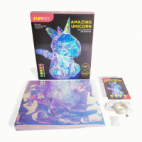 Фигура новогодняя св/д модель 9 &quot;Amazing Unicorn&quot; Единорог 7,5W 45см, USB гирлянда в/к, Funray