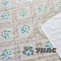 Клеенка т/о 1сорт 125*25м 101/2 (ромашки,клетка,бежевый) Тверь