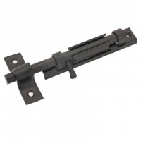 Домарт задвижка накладная с точеной ручкойчерный (50)