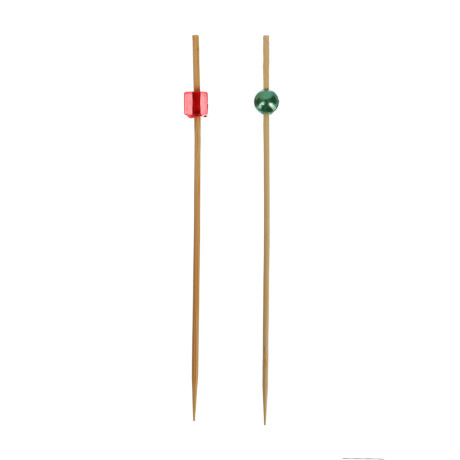 Шпажки для канапе тм Fntastic 24шт, 12см, дерево, пластик, Жемчужины, Кристаллы, арт 3