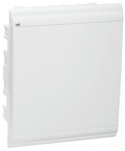 IEK PRIME бокс (корпус) пластик ЩРВ-П-24 модуля встраив. IP41  белая дверь
