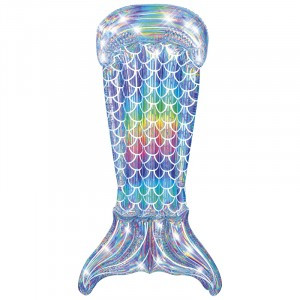 Надувной матрас 193*101см Радужный хвост русалки Bestway 43413 8799