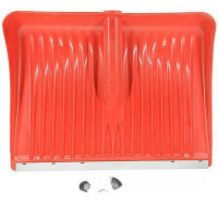 Лопата снег. пласт с пл 500х400 Айсберг d40 красн