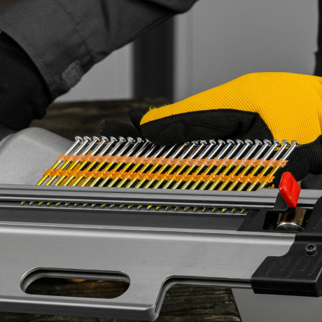 Гвозди для пнев. нейлера (оцинк.) длина - 75 мм, диам. - 3,05 мм, 2000 шт. Denzel