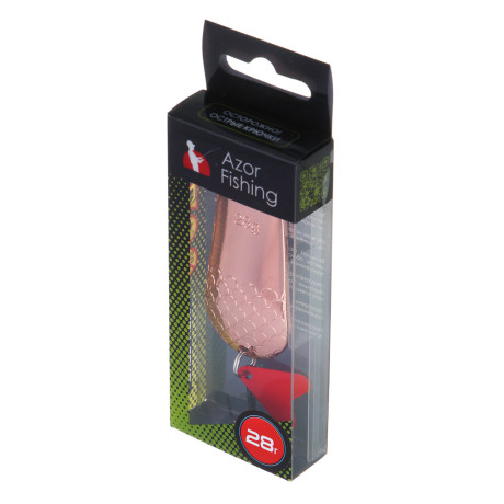 AZOR FISHING Блесна колеблющаяся, 65мм, 28гр