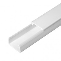 Промрукав Кабель-канал белый 2-й замок в п/э 25х16 (80м/уп) 0625161