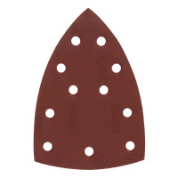 Треугольник абразивный на ворc. подложке под &quot;липучку&quot;, перф., P 600, 150х150х100 мм, 5 шт. Denzel