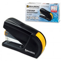 Степлер BRAUBERG &quot;Leistung&quot;, №24/6, БЕЗ УСИЛИЙ до 25л., энергосберегающий, глубина до 55 мм, 224348