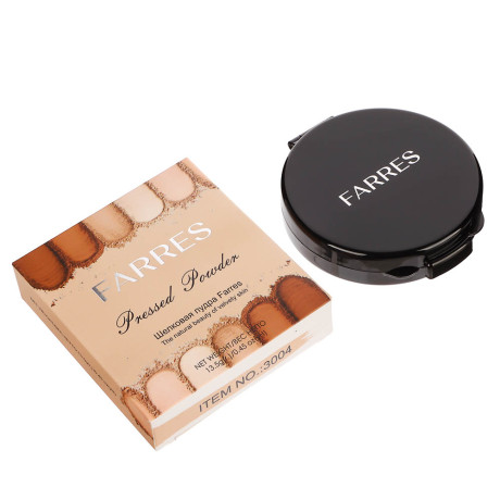 Пудра для лица, шелковая, тм Farres, 13,5 г