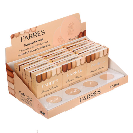 Пудра для лица, шелковая, тм Farres, 13,5 г