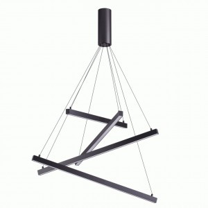 ODEON LIGHT 3860/48B ODL20 33 черный/металл Подвесной св-к LED 3000K 48W 220V COMETA