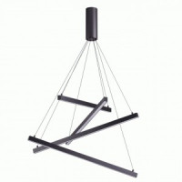 ODEON LIGHT 3860/48B ODL20 33 черный/металл Подвесной св-к LED 3000K 48W 220V COMETA