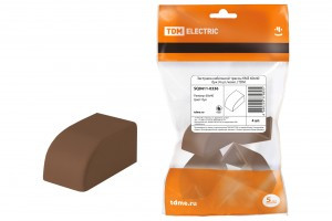 TDM Заглушка кабельной трассы КМЗ 60х40 бук (4 шт./комп.) (10!) SQ0411-0336