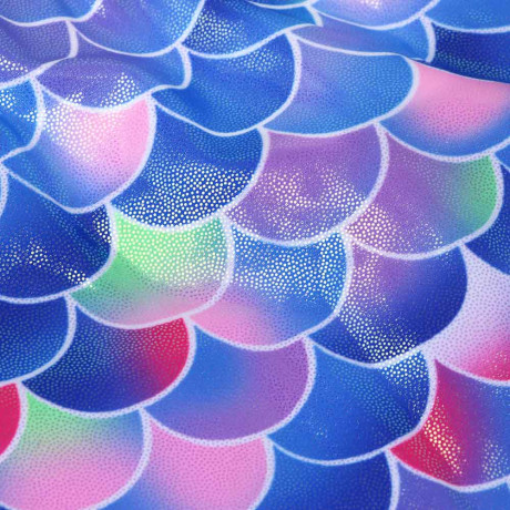 GALANTE Купальник для девочки слитный, р.122-128, 82%полиэстер, 18%эластан, ВЛ25-09