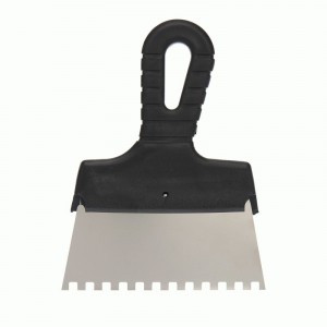 REXANT Шпатель фасадный 150 мм зуб 6х6 нержавеющая сталь, пластмассовая ручка 89-0221