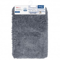 Коврик д/ванной 40*60см, микрофибра Лапша (шенилл) h ворса=2см, серый, Сэйдис, 75394 Master House