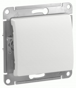 Systeme Electric GLOSSA мех. выкл. СУ 1 кл. бел. (пл.осн.) GSL000111 (20!)