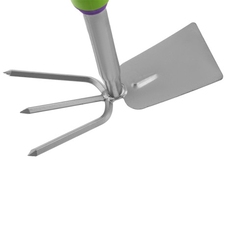 Мотыжка комбинированная 3-зубая, 85 х 190 х 275 мм, стальная, обрез. рукоятка Palisad